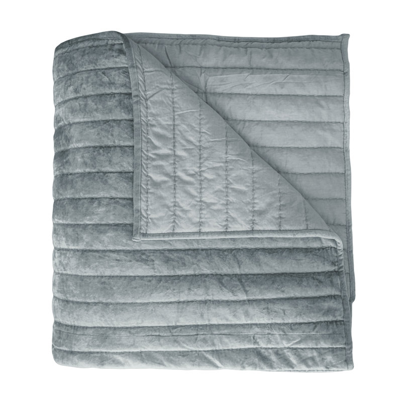 Channel Quilt, Queen Quilt + 2 Euro Shams, Mineral