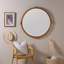 Polkville Flat Rattan Mirror