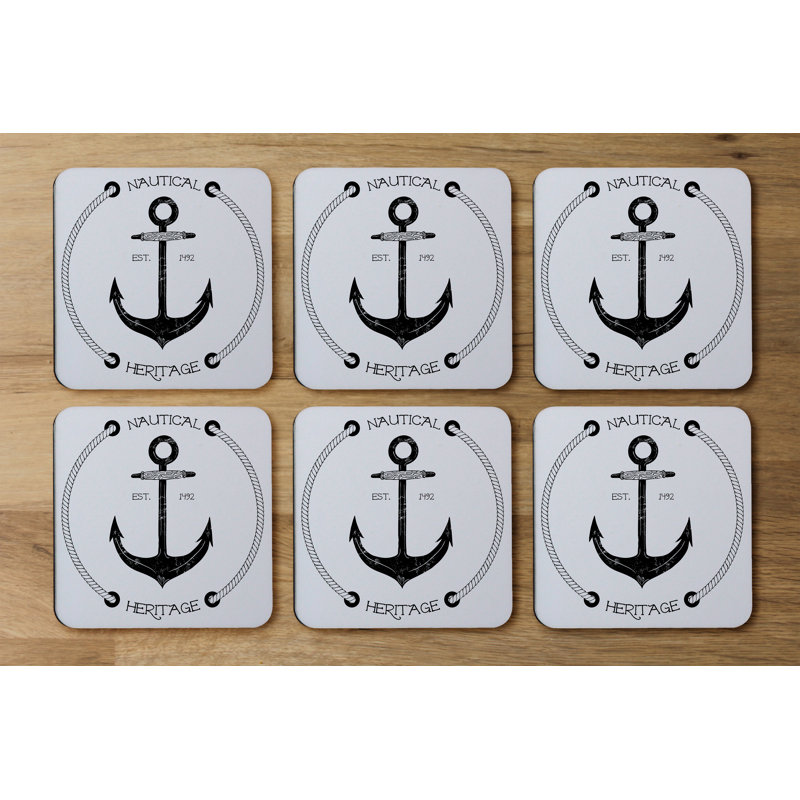 Square 6 Piece Coaster Set