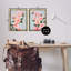 «Pink Cherry Blossom Branch», ensemble de 2 toiles flottantes encadrées par Grace Popp-1247948357-1247948359