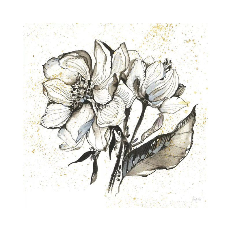 Elegance III by Kristy Rice - Print on Canvas, Wrapped Canvas, 30.48cm H x 30.48cm W x 1.91cm D
