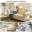 Canapé Chesterfield 63 po en velours-723067179