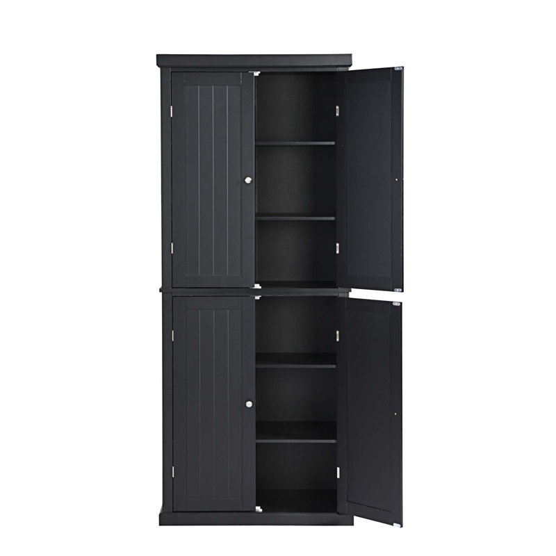 Lapine Kitchen Pantry, Black