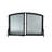 Bryice 2 Panel Steel Fireplace Screen