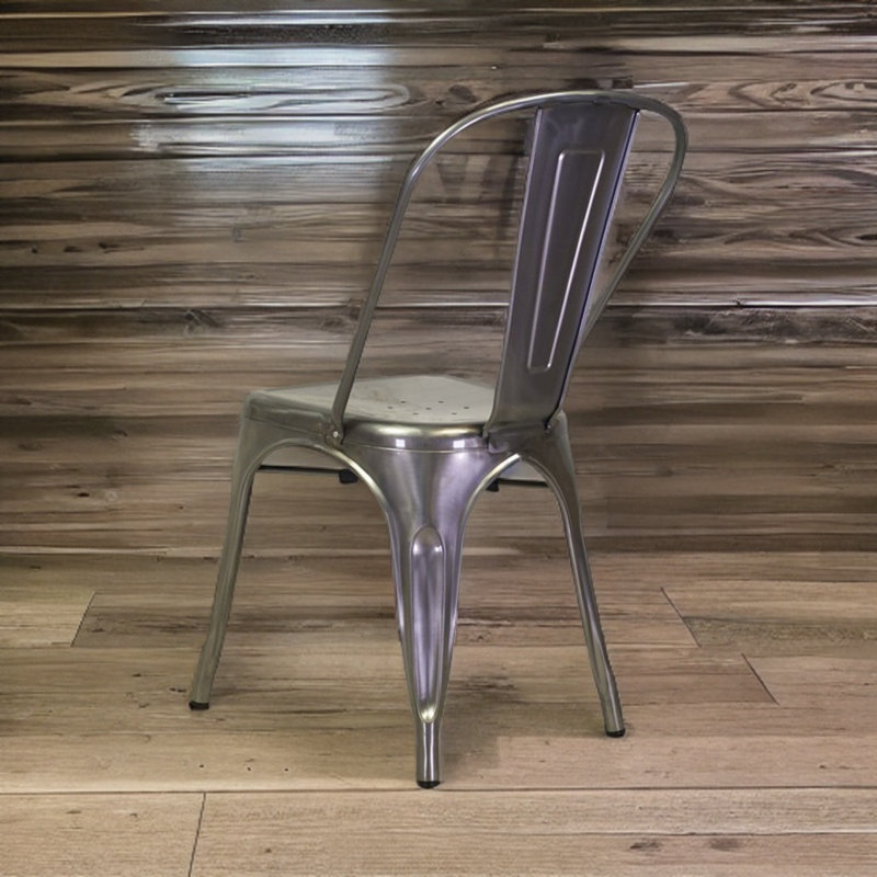 Jazharia 18.1'' H Metal Stacking Side Chair