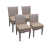 Rochford High-Density Polyethylene (HDPE) Wicker Premium All-Weather Wicker Dining Side Chair with Cushion
