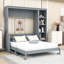 Lit escamotable mural Ell Elletsville avec tablettes-932556011-882040527-959947144