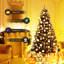 Arbre de Noël artificiel pin noir-754462834