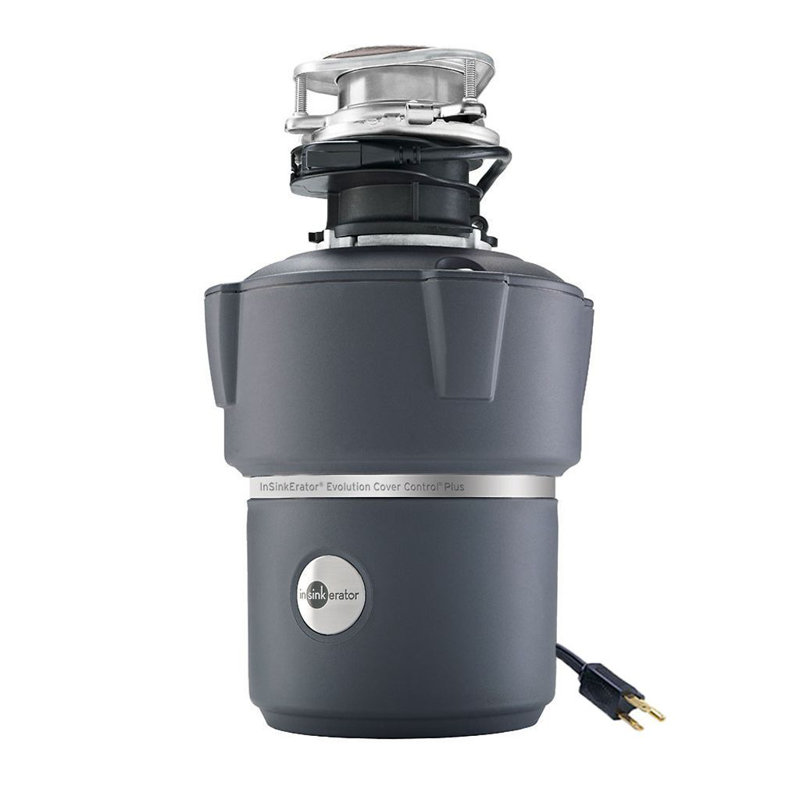 Evolution 3/4 HP Batch Feed Garbage Disposal, Power Cord Included