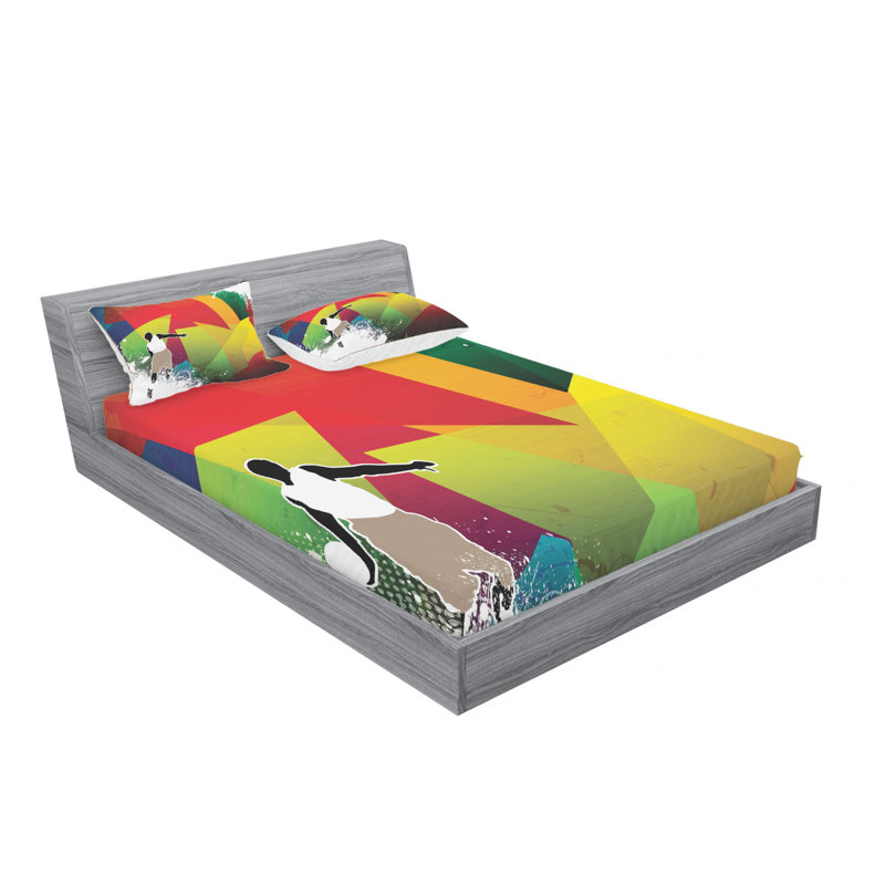 Microfiber Sheet Set, Full Sheet Set with Fitted Sheet