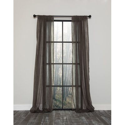 Baltej Semi Sheer Curtain Single Panel