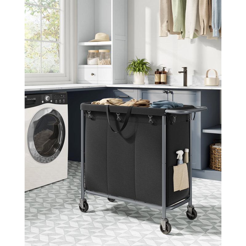 Rolling Laundry Hamper with Handles