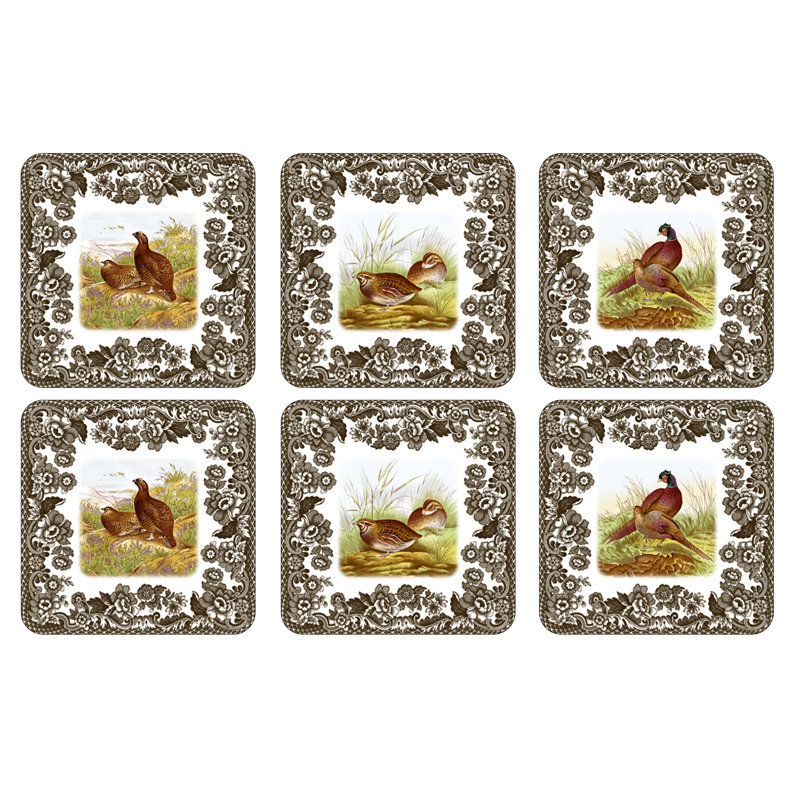 Woodland Coasters 4"X 4"