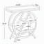 Table d'appoint compacte à quatre niveaux avec tablettes décalées pour un rangement efficace et une utilisation polyvalente dans le salon.-1501208561-1501208564