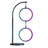 Nova 24 in. Ring Lights Novelty Integrated LED Arched Table Lamp with Built-In Color Options