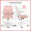 Chaise de bureau en filet avec support lombaire et accoudoirs rabattables à roulettes pour le travail-1879454989-1879454986