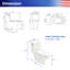 Toilette une pièce Rainlex RX-T23W