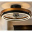 Ventilateur de plafond de style ferme avec lumière DEL Fandelier