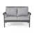 Coussin argenté / cadre gris sélectionné