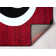 Collingwood Abstract Red/Black/White Area Rug