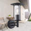 Needham 31.5cm H Outdoor Armed Sconce