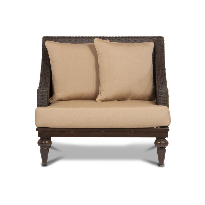 Somerby Outdoor Lounge Chair, Canvas Heather Beige Sunbrella® Canvas