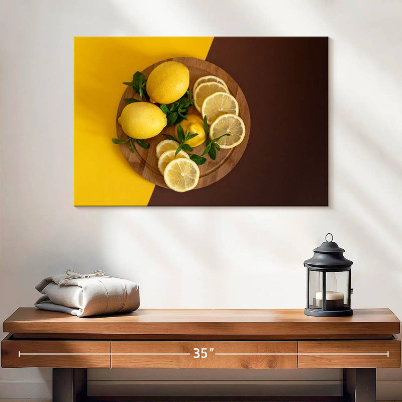 Yarlin Lemon Fruit Board, 20" H x 30" W