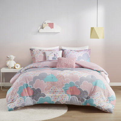 Cloud Cotton Printed Duvet Cover Set