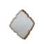 Adriana Diamond Wood Wall Mirror