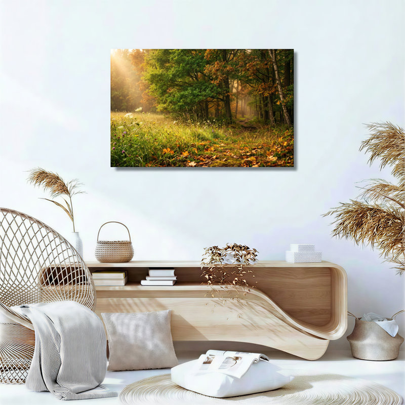 «Forest Path», reproduction d'art sur toile, ensemble de 1, Toile tendue, H 24 po x l 36 po