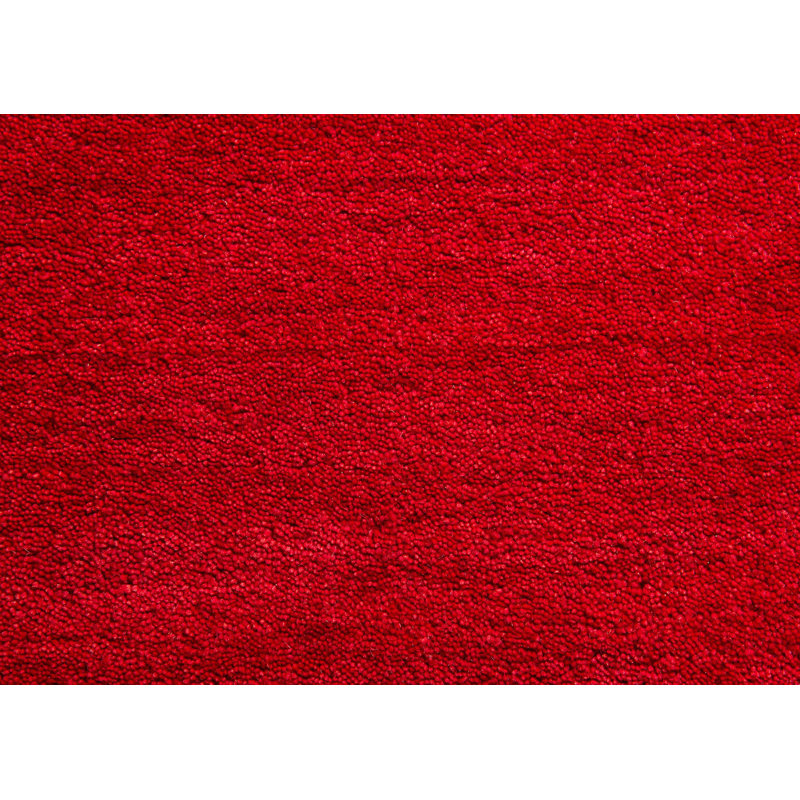 Elno Wool Hand Woven Area Rug, Square 200cm, Red