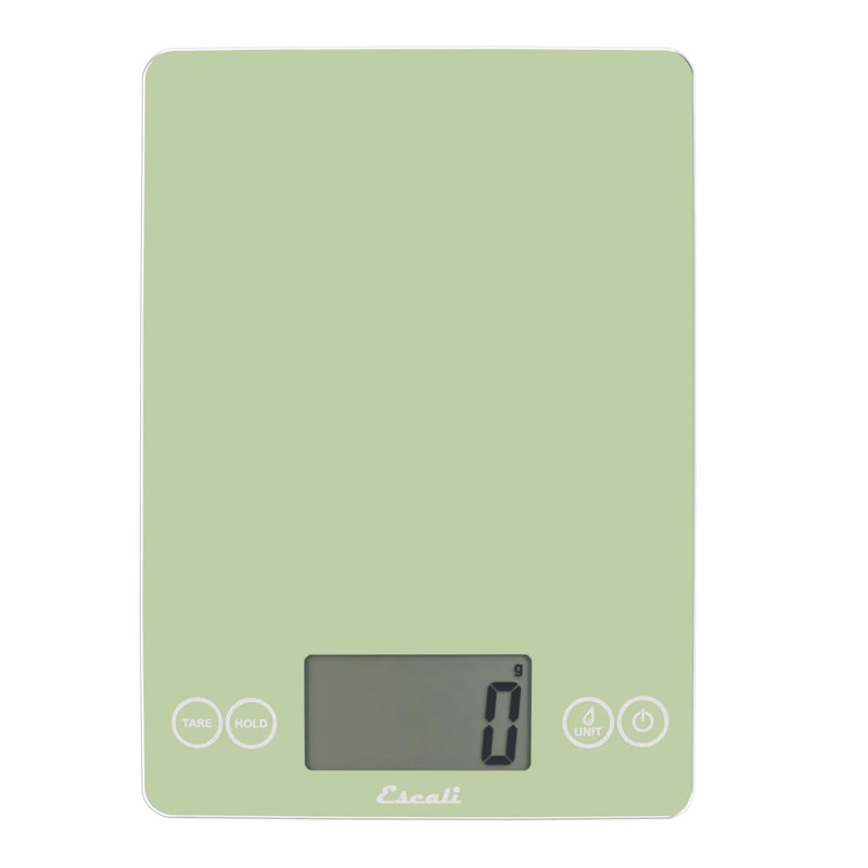 Escali® Arti Classic Glass Digital Scale, Green, Green