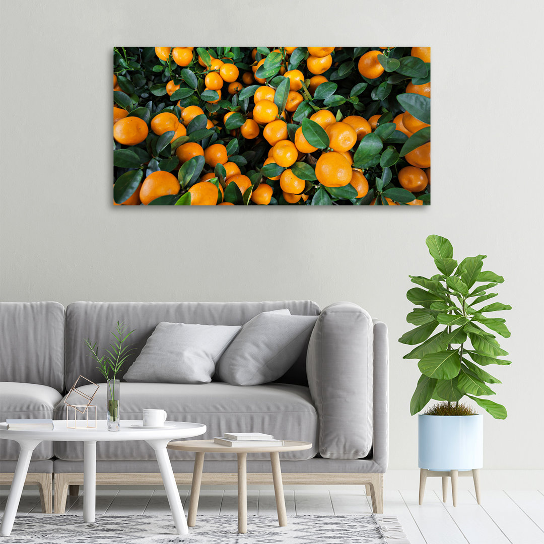 Mandarinen - Kunstdrucke auf Leinwand - Wrapped Canvas