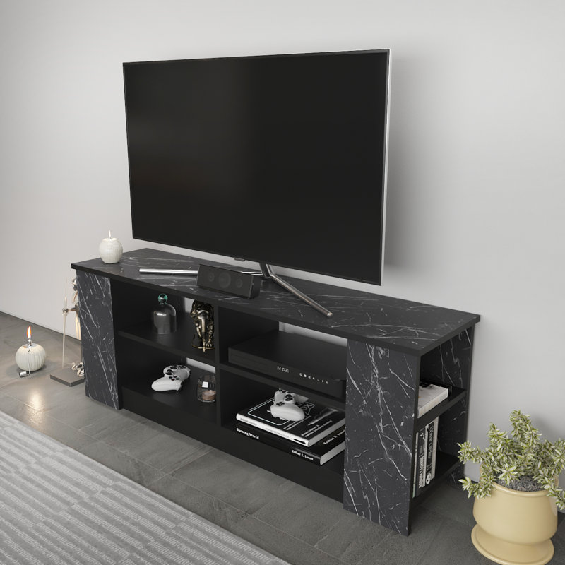 Bix TV Stand for TVs up to 65", Bendire Marble