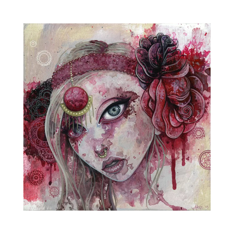 And Lovely Is The Rose by Megan Majewski - Wrapped Canvas Print, 30.48 cm H x 30.48 cm W