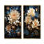 Opulent Reflections Lotus - lot de 2 impressions sur toile de lotus-102583997-102583994