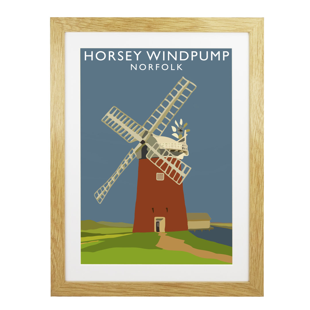 Horsey Windpump by Richard O'Neil - Graphic Art Print on Paper