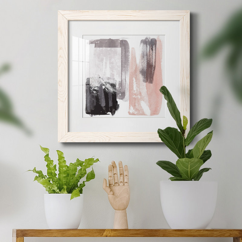«Coexistance», reproduction encadrée de qualité supérieure - prête à être accrochée, H 31,5 po x l 31,5 po x P 1,5 po, Blanc