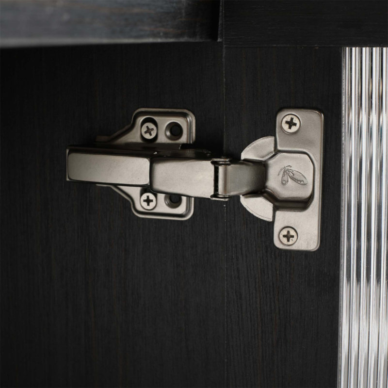 Meuble-lavabo autoportant de 28 pouces avec lavabo en céramique et porte à fermeture douce, parfait pour les espaces modernes et compacts.