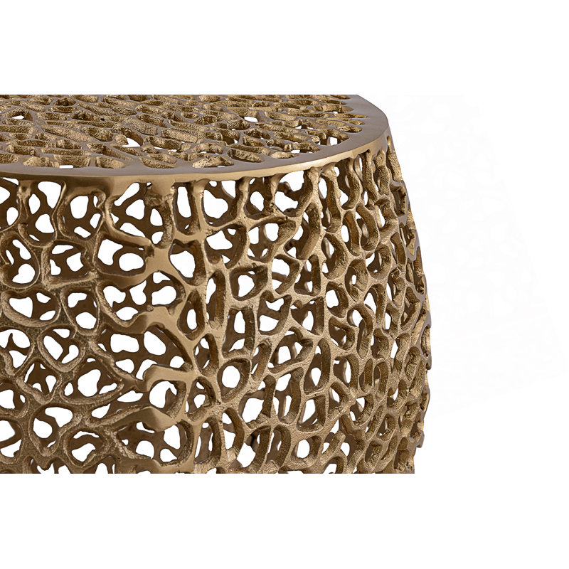 Table d'appoint Sleek Design, Doré