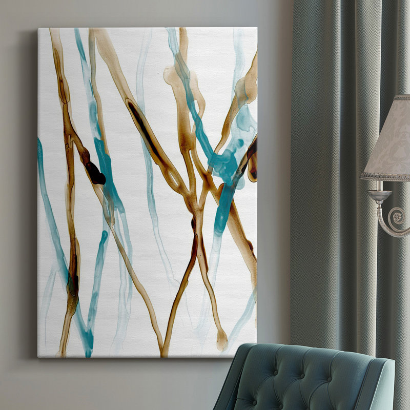 Runnel XVII - Impression sur toile tendue, H 60 po x l 40 po x P 1,5 po