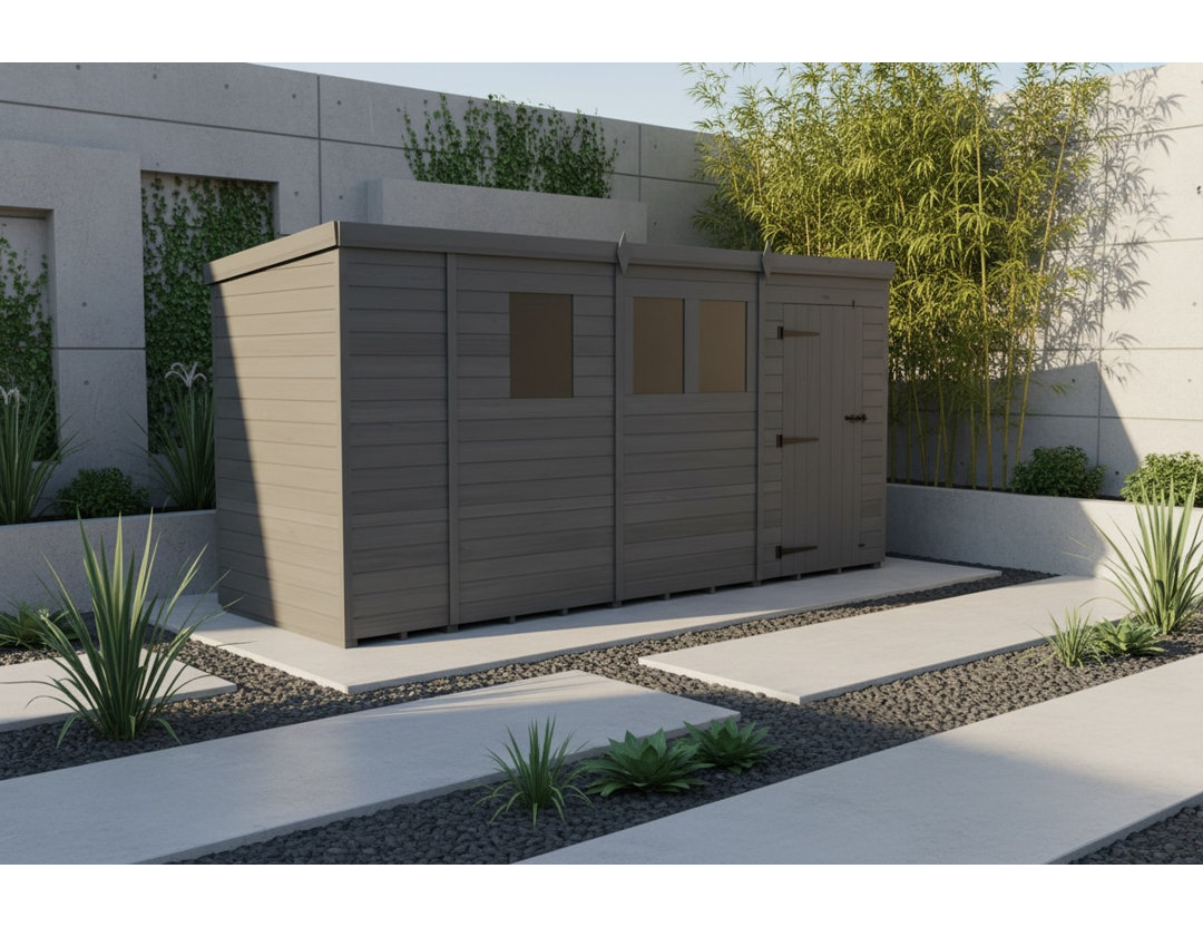 15x6 Pent Composite Shed