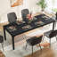 Unfinished Metal Base Dining Table-1108320022-1108320025