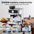 20 Bar Espresso Coffee Machine for Home – Italian-Style Professional Maker with Integrated Grinder & Adjustable Shot Volume, Milk Frother Steam Wand, 1.5L Removable Tank (Silver)-123267342