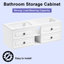 Base de meuble-lavabo double 60 po Ahnyia seulement