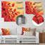 Automne coucher de soleil érable feuille III - reproduction d'art traditionnelle en métal, feuilles, décoration murale en métal-1343217450