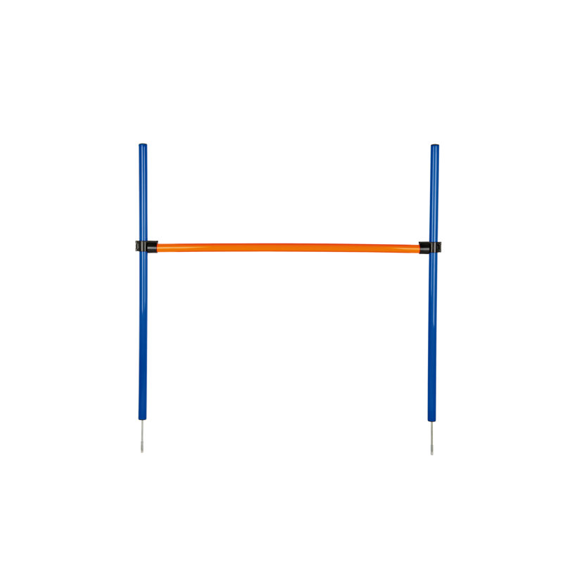 Adjustable Blue and Orange Dog Agility Hurdle