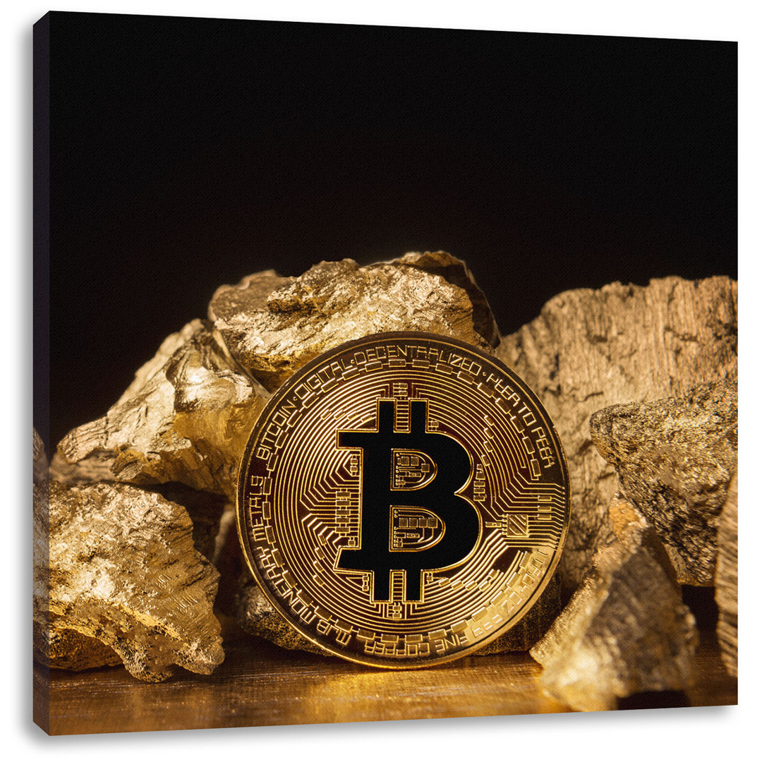 Leinwandbild Bitcoins BTC