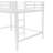 Metal Loft Bed With Easy Climbing Ladders And Sturdy Iron Frame-125179217