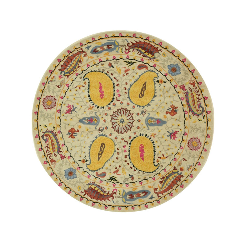 Hand Tufted Wool Area Rug, 8' x 10'